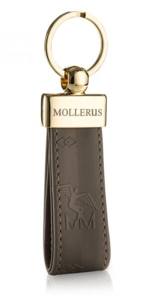 Maison Mollerus - Maison Mollerus Vinerus Taupe Schlüsselanhänger Rigi Gold von Maison Mollerus