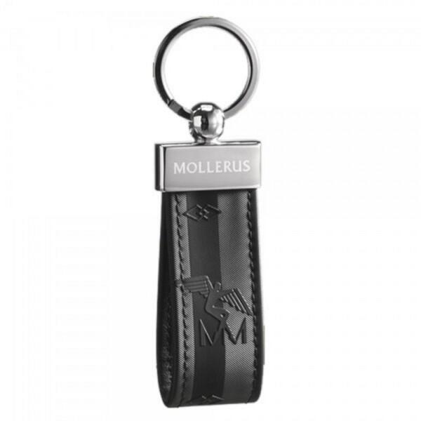 Maison Mollerus - Maison Mollerus Vinerus schwarz Schlüsselanhänger, Rigi silber von Maison Mollerus