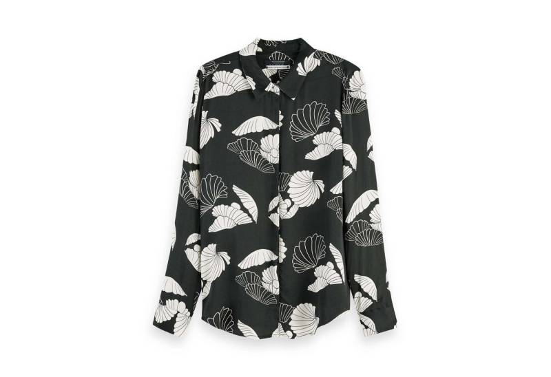 Maison Scotch Blusenshirt Maison Scotch Damen Bluse Seasonal Pattern Drapey Shirt 157368 von Maison Scotch