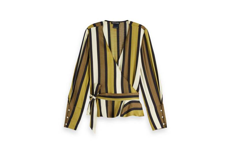 Maison Scotch Blusenshirt Maison Scotch Damen Wickelbluse Wrap Shirt 153769 von Maison Scotch