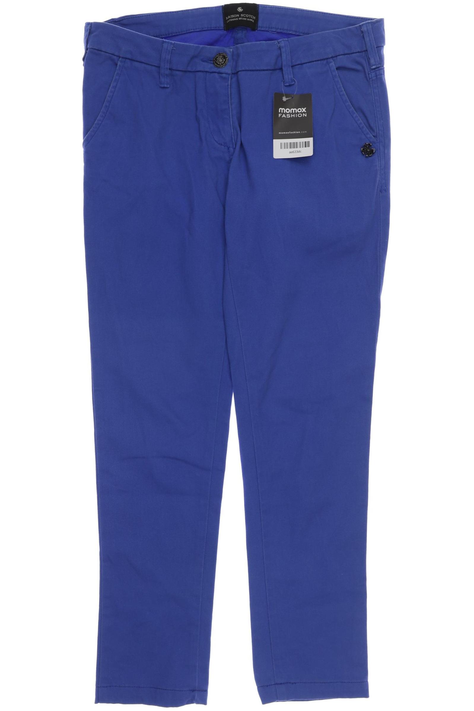 Maison Scotch Damen Stoffhose, blau von Maison Scotch