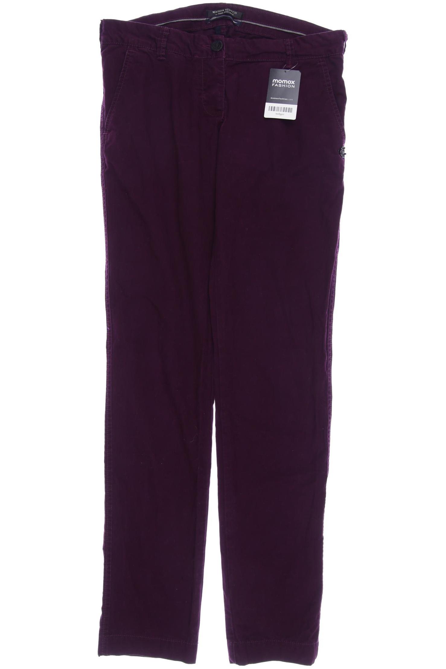 Maison Scotch Damen Stoffhose, bordeaux von Maison Scotch