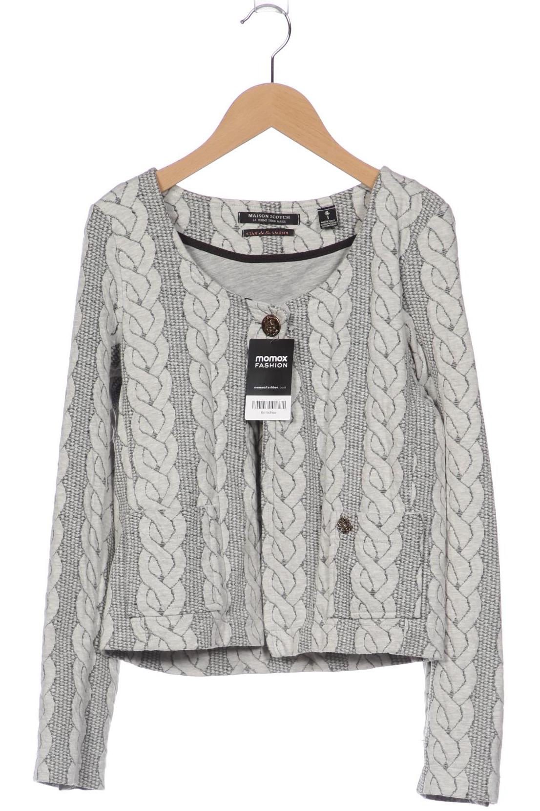 Maison Scotch Damen Strickjacke, grau von Maison Scotch