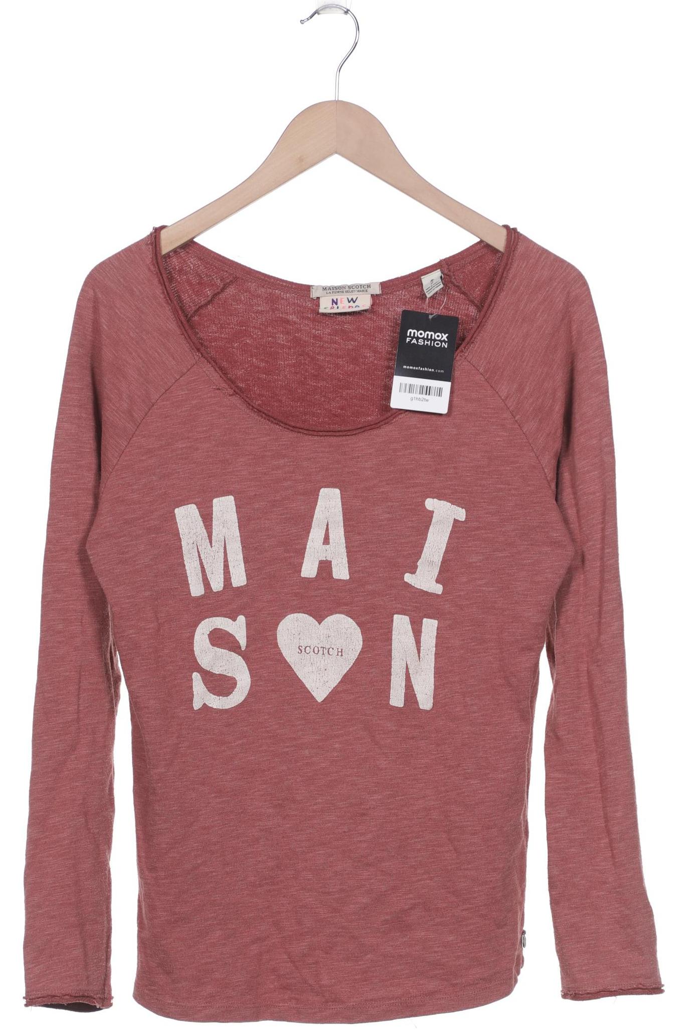 Maison Scotch Damen Sweatshirt, bordeaux, Gr. 38 von Maison Scotch