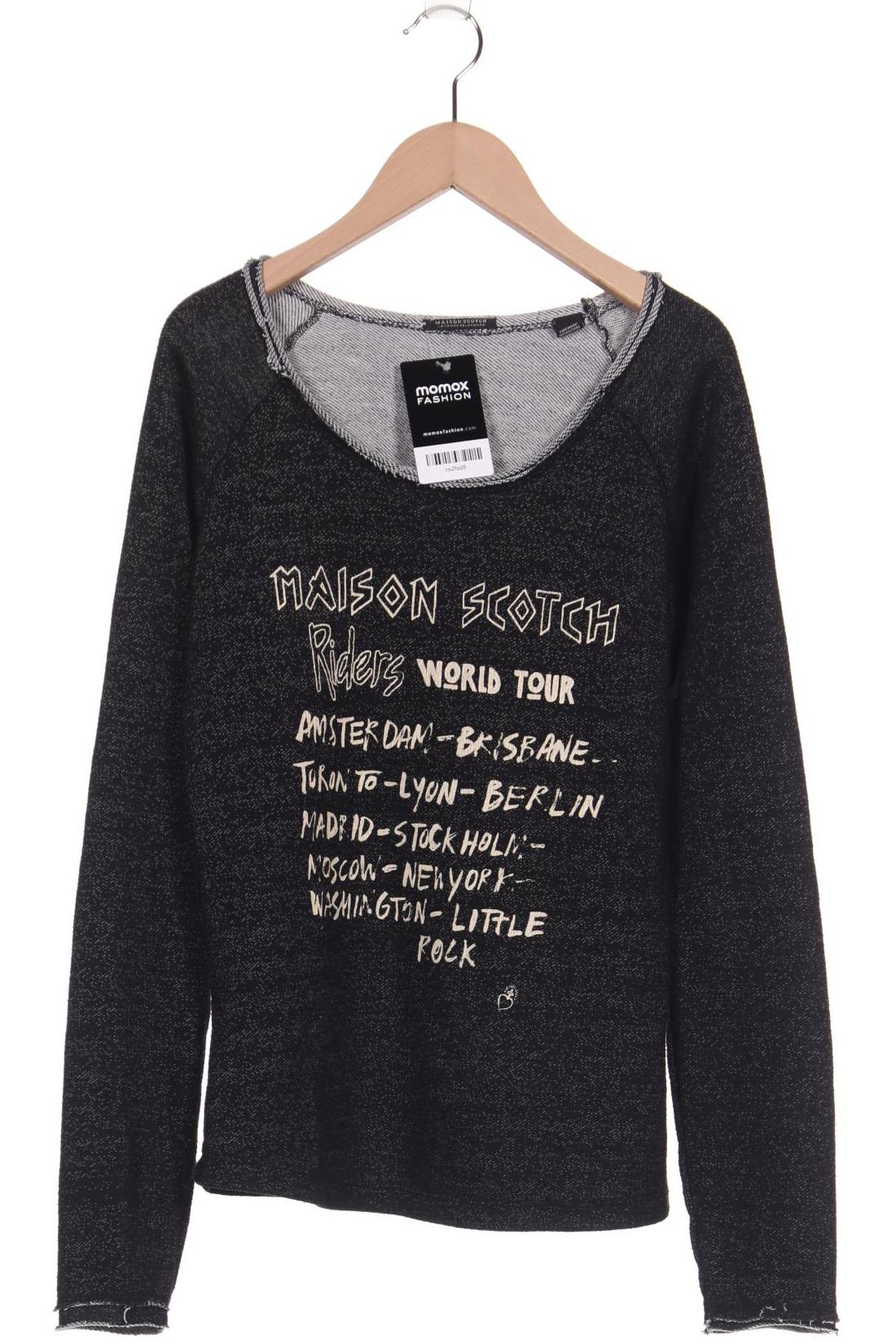 Maison Scotch Damen Sweatshirt, schwarz von Maison Scotch