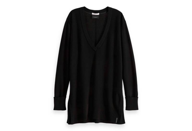 Maison Scotch Fleecepullover Maison Scotch Damen Pullover Easy V-Neck Knit 150742 von Maison Scotch