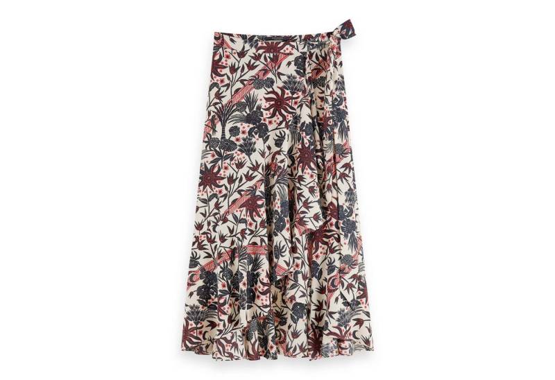 Maison Scotch Sweatrock Maison Scotch Damen Midirock Wrap Skirt 159334 von Maison Scotch