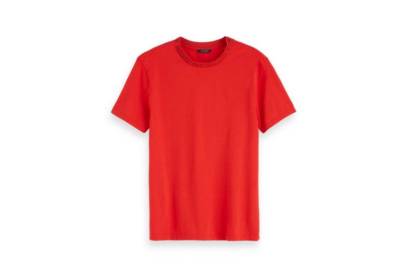 Maison Scotch T-Shirt Maison Scotch Damen T-Shirt Basic Embroidered Neckline 153813 von Maison Scotch