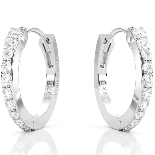 Maison Sophie ® Ohrringe Silber 925 Creolen Gold, Silber, Rosé | Wasserfester Schmuck Damen | Mehrfach vergoldet mit 18k für lange Haltbarkeit | Recyceltes Silber | Edles Geschenk von Maison Sophie