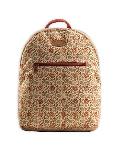 Maison d'Hermine Asmi - Daya Rucksack aus 100% Baumwolle für Männer und Frauen, Studenten, Reisen, College, Schule, Arbeit, Strand von Maison d' Hermine