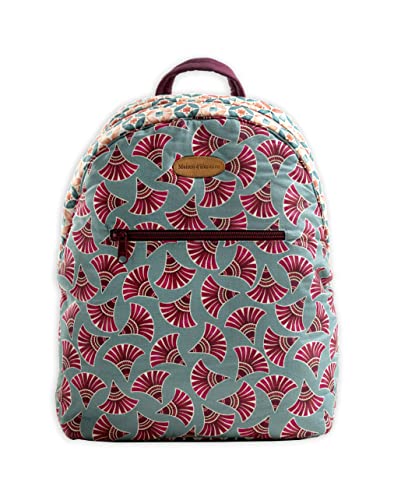 Maison d'Hermine Bamako - Coumba Rucksack aus 100% Baumwolle für Männer und Frauen, Studenten, Reisen, College, Schule, Arbeit, Strand von Maison d' Hermine