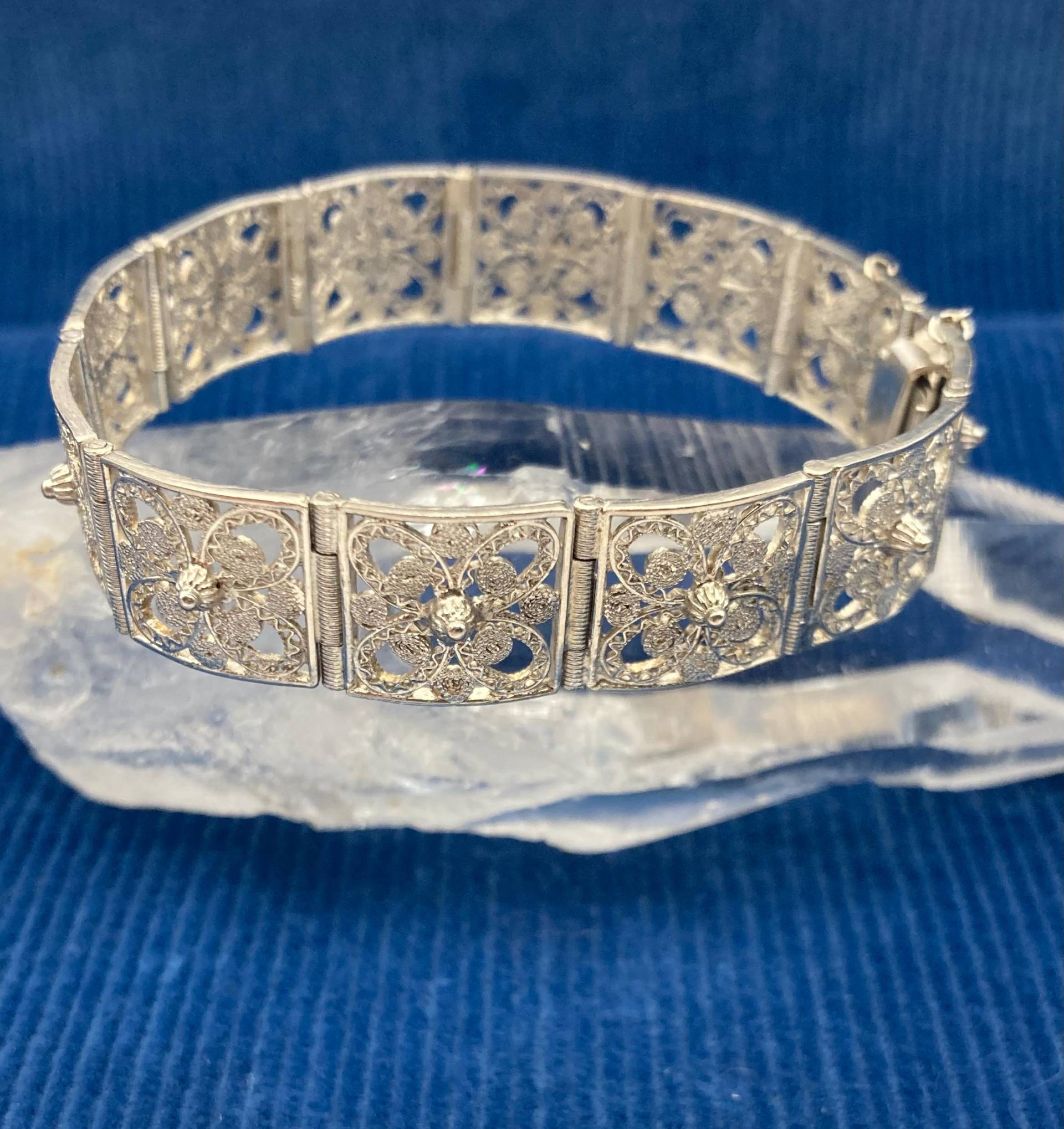 Wunderschönes Filigranes Vintage Silberarmband - 800Er Silber, Jugendstil Wunderschönes Filigranes Vintage Silberarmband - 800Er Silber, Jugendstil von MaisonBleuShop