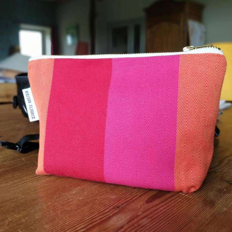 Kulturbeutel Für Frauen Make-Up Tasche Rot Orange Rosa Aufbewahrungsgeschenk Kulturbeutel Für Frauen Make-Up Tasche Rot Orange Rosa Aufbewahrungsgeschenk von MaisonElhoriaEtsy