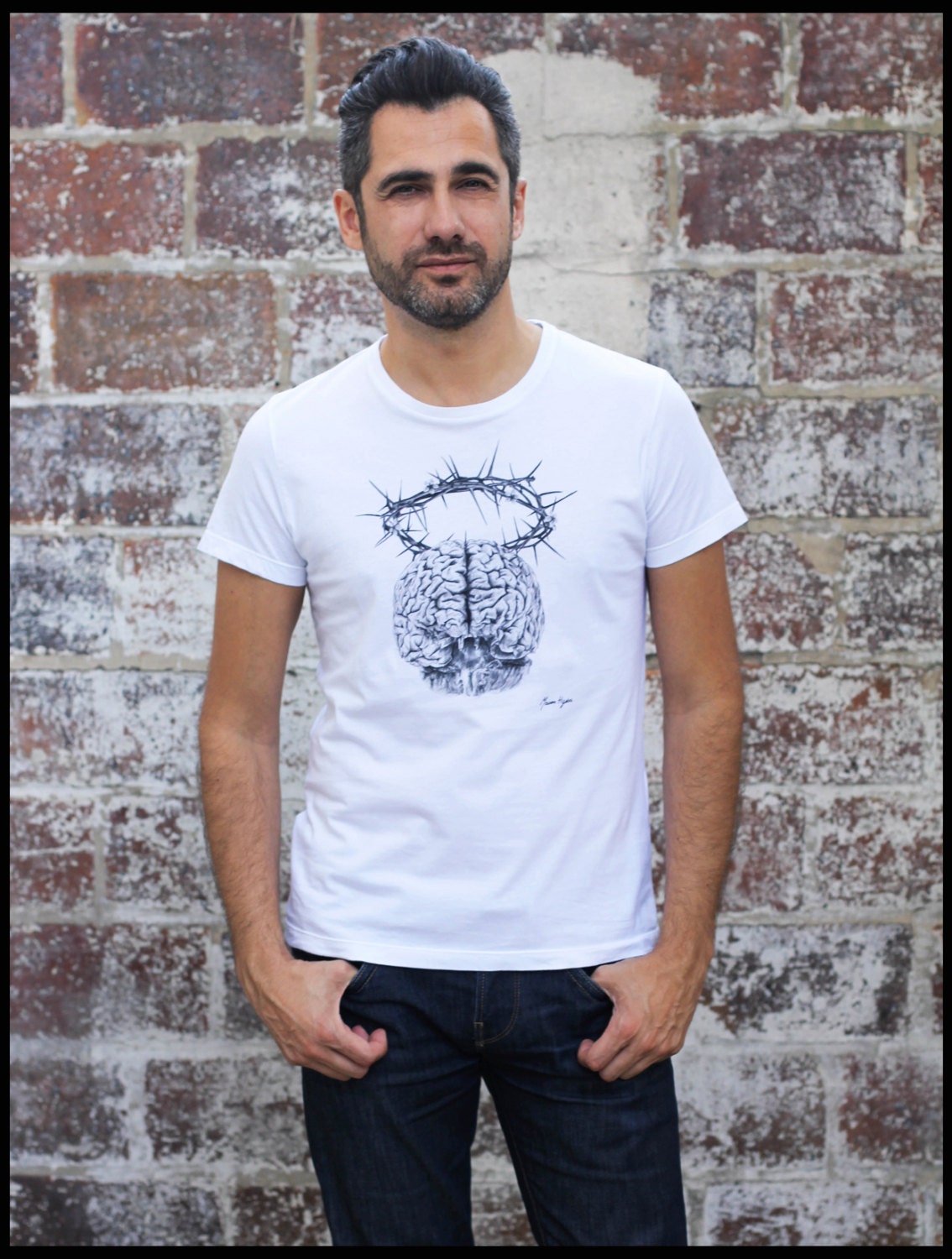 T-Shirt Mann "Großhirn" von MaisonHydre