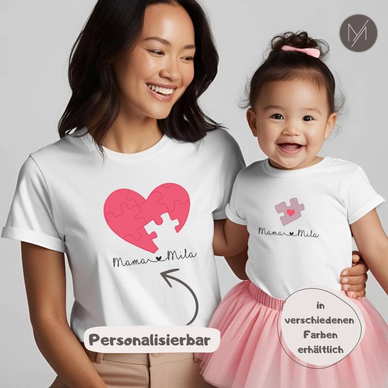 Outfit Mutter Tochter Partnerlook Set Mama Kind Geschenk Werdende Muttertagsgeschenk Baby T-Shirts von MaisonMyrielle