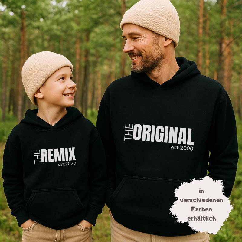 Papa Sohn Pullover Personalisiert Kind Outfit Partnerlook The Original Remix Geburtstag Geschenk Vatertag von MaisonMyrielle