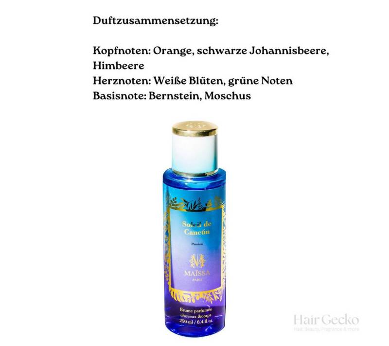 Maissa Paris Bodyspray Bodyspray Tropical Edition 250 ml Maissa Paris Bodyspray Bodyspray Tropical Edition 250 ml von Maissa Paris