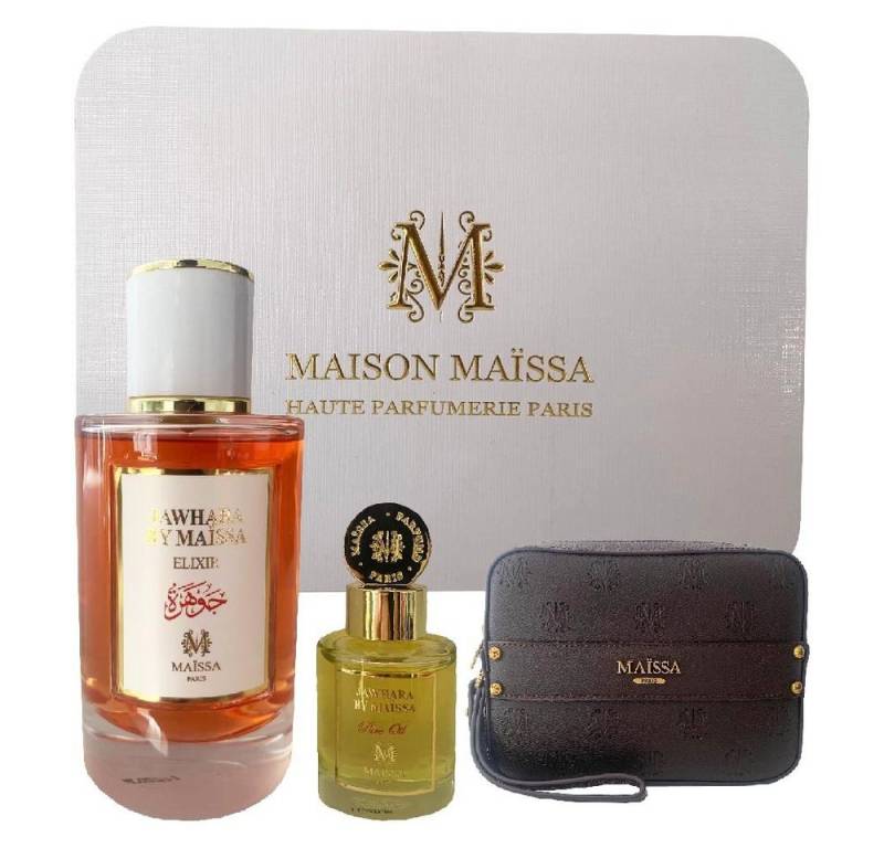 Maissa Paris Eau de Parfum Maison Maissa Jawhara Set EDP 100 ml + Reines Öl 15ml + Leder Tasche von Maissa Paris