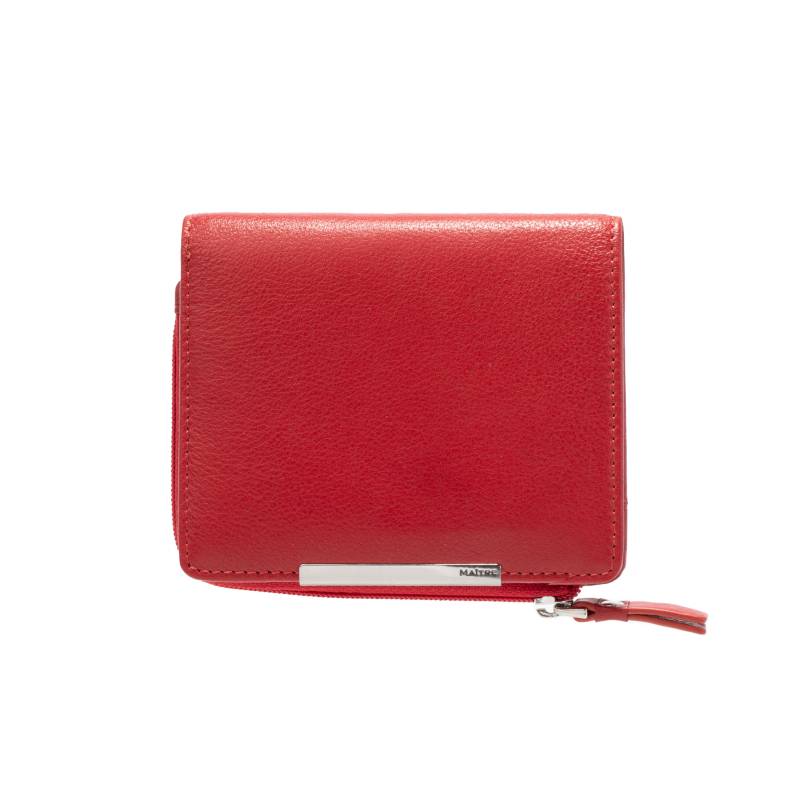 Maître small leather goods - Belg Alberta Purse Sh6 red - Gr. - S von Maître small leather goods