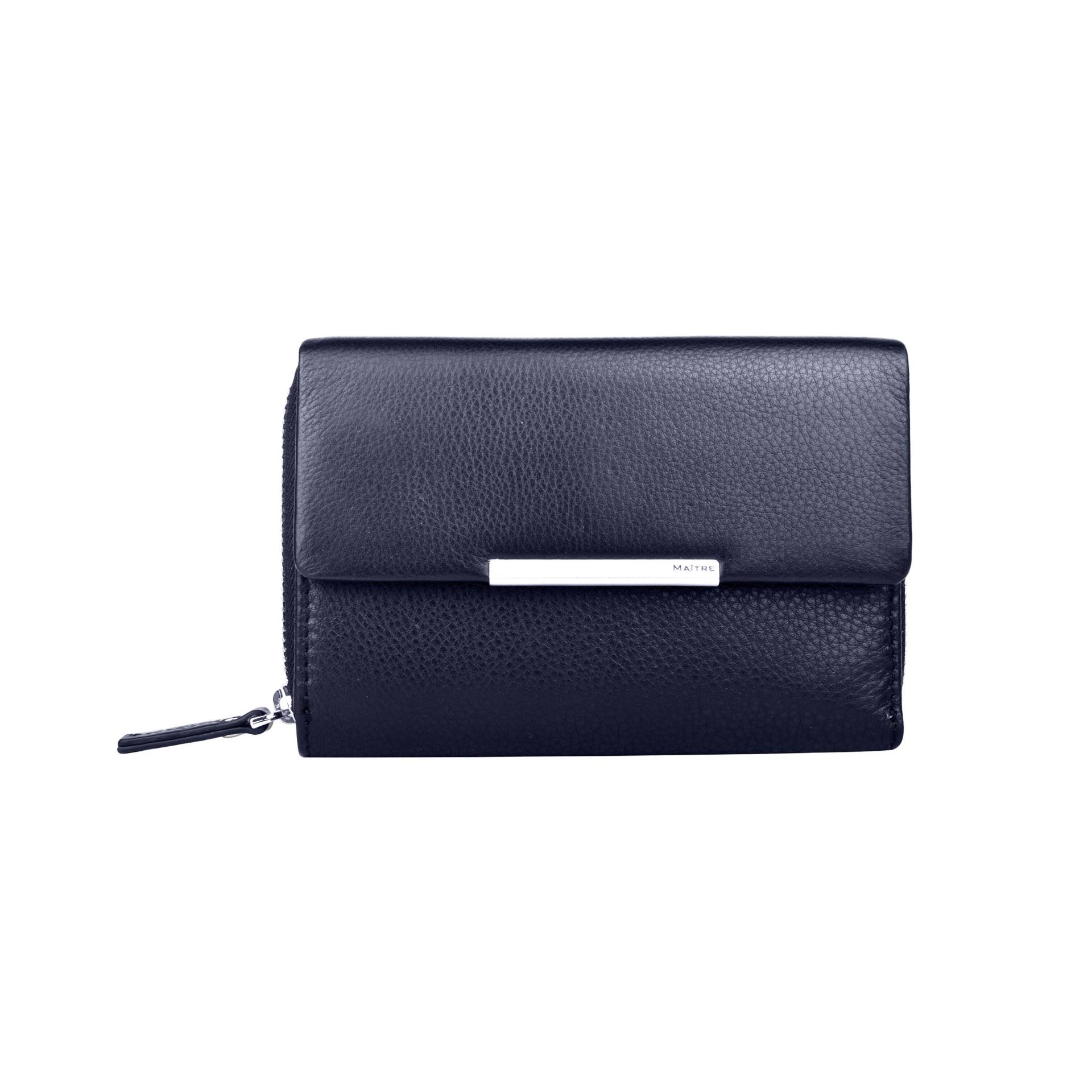 Maître small leather goods - Belg Dagrete Purse Mh14Fz darkblue - Gr. - M von Maître small leather goods