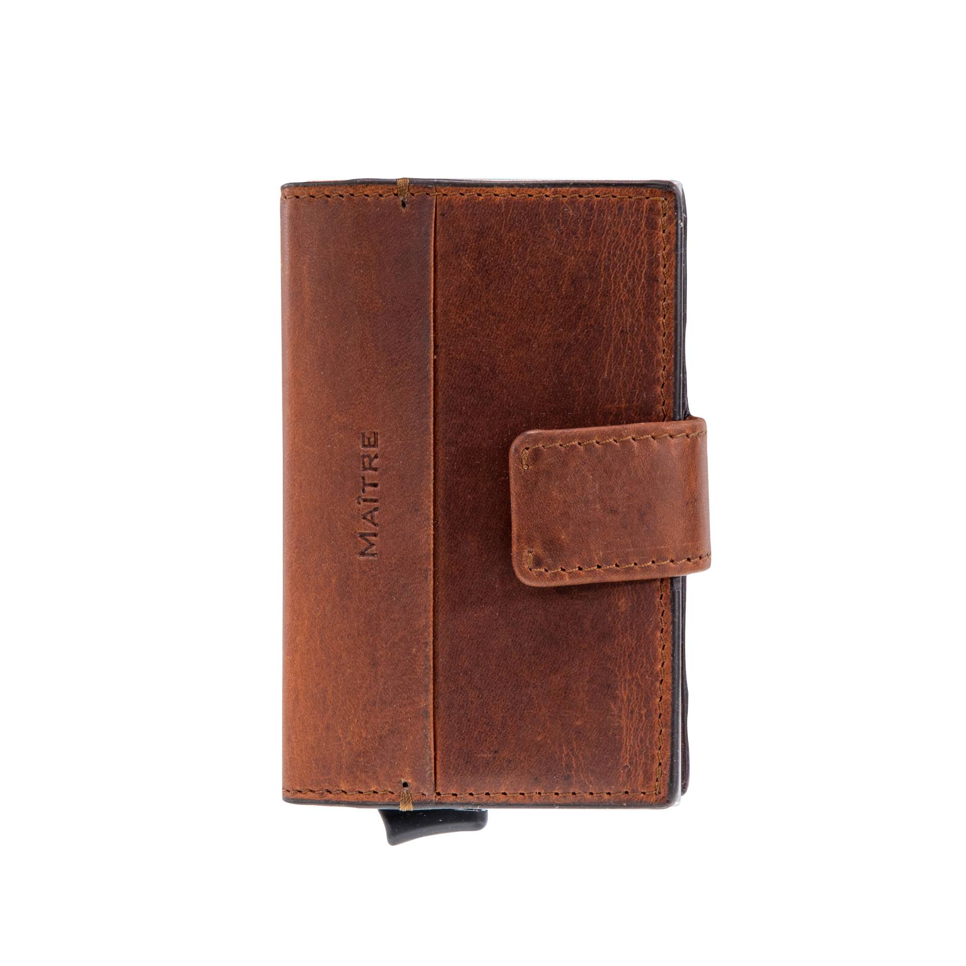 Maître small leather goods - Birkenfeld C-Two E-Cage Sv8F cognac - Gr. - S von Maître small leather goods