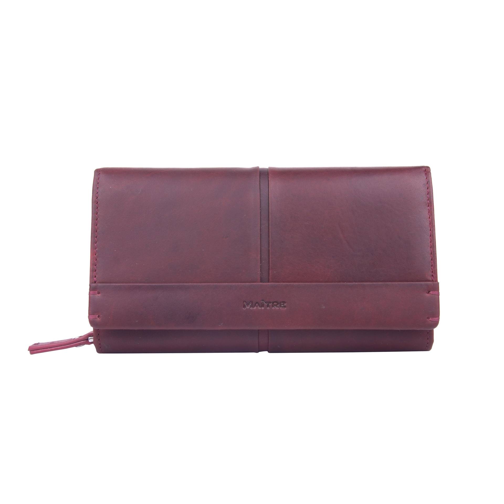 Maître small leather goods - Birkenfeld Dilara Purse Lh11F red - Gr. - L von Maître small leather goods