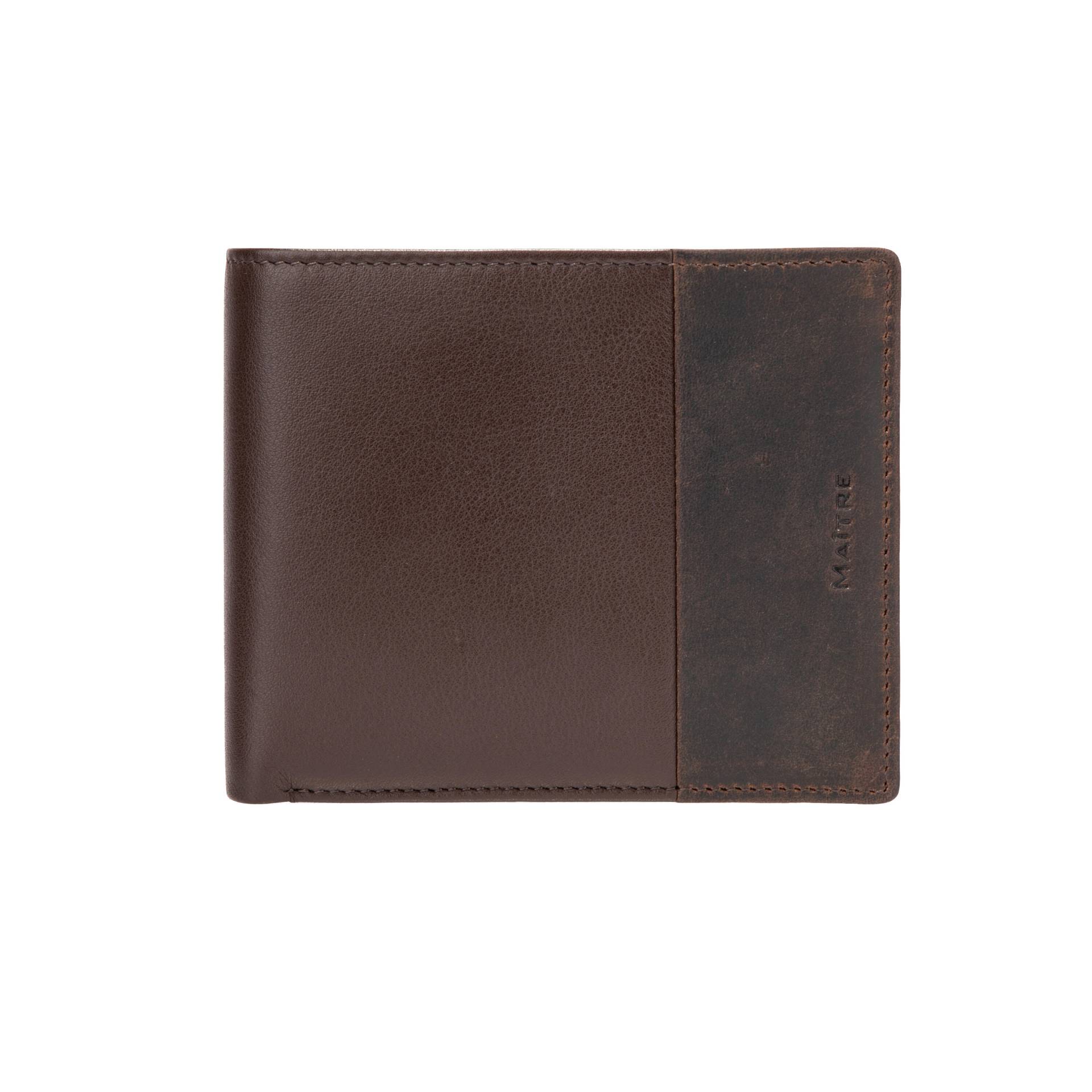 Maître small leather goods - Bundenbach Gandolf Billfold H4 darkbrown - Gr. - M von Maître small leather goods