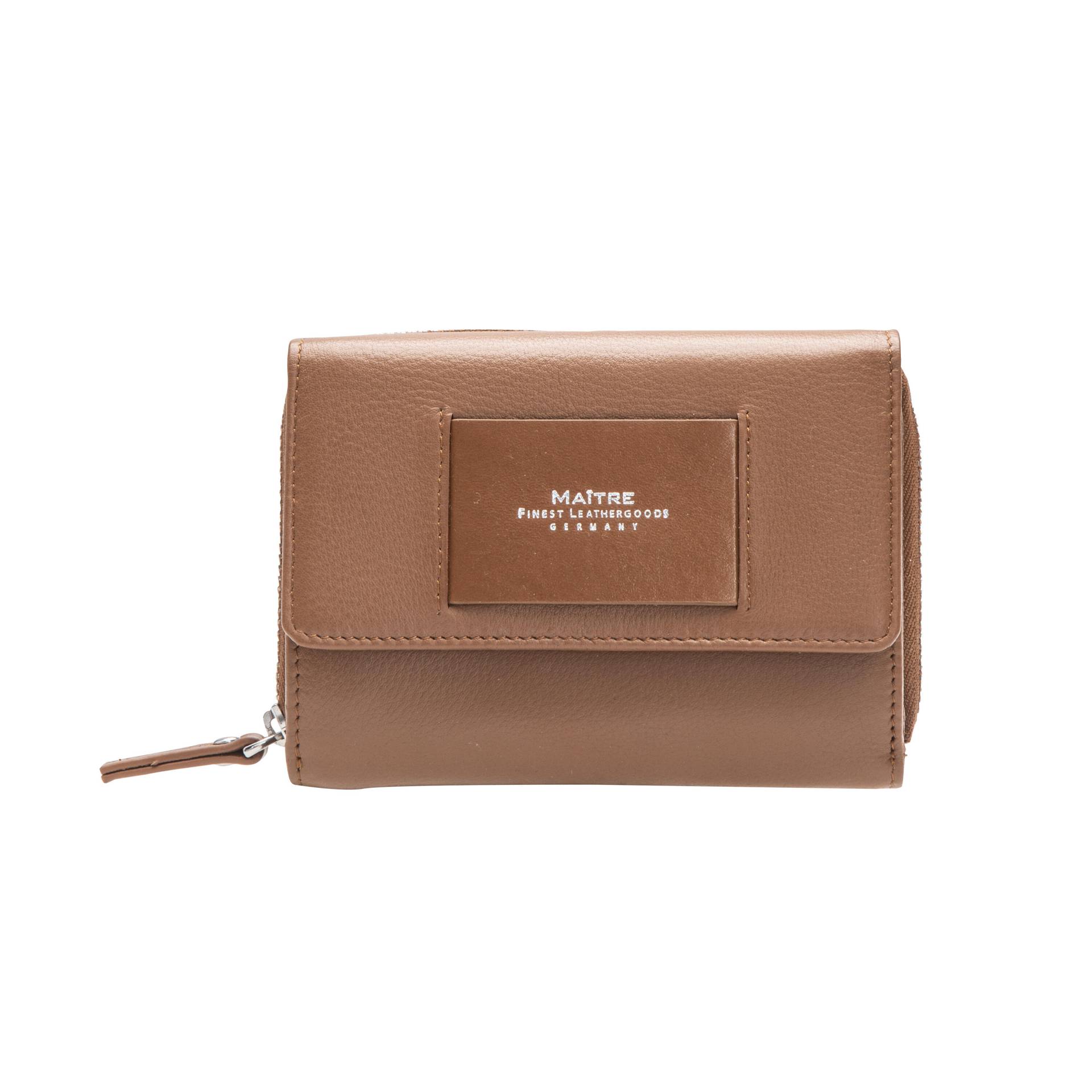 Maître small leather goods - Ellern Diethilde Purse Mh16Fz cognac - Gr. - M von Maître small leather goods