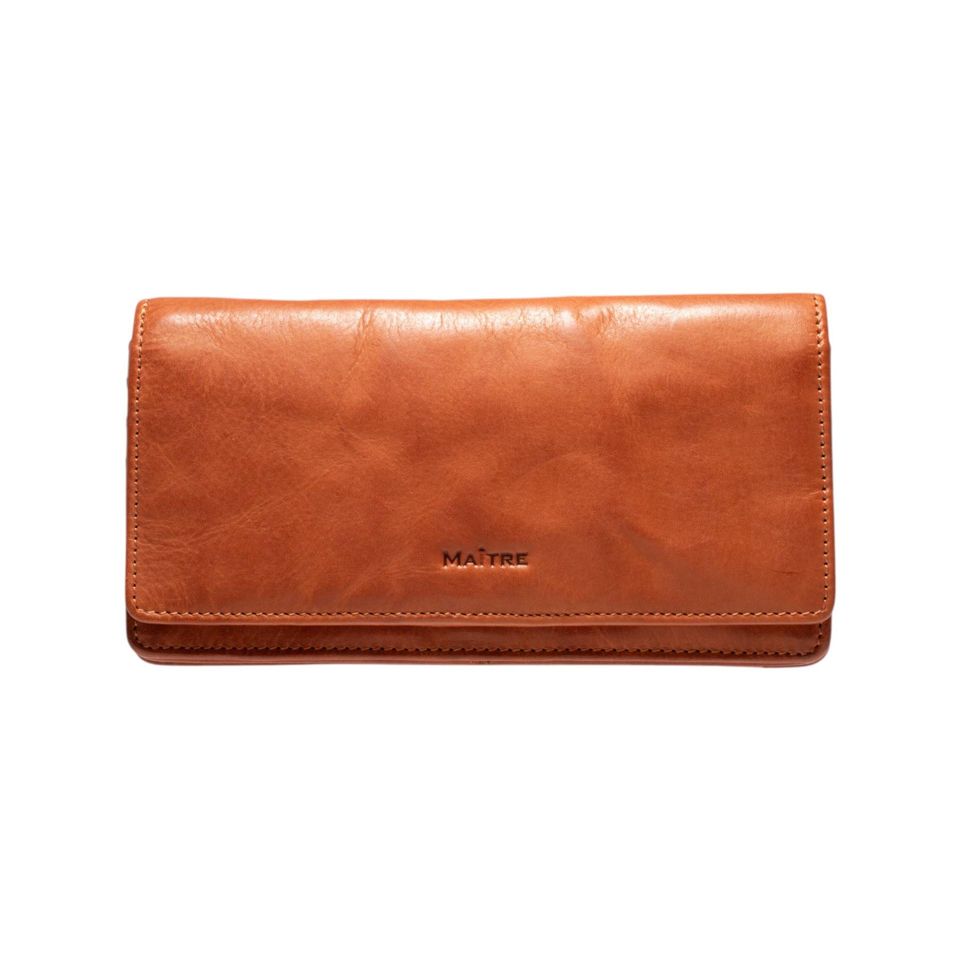 Maître small leather goods - Forst Immine Purse Lh14F cognac von Maître small leather goods