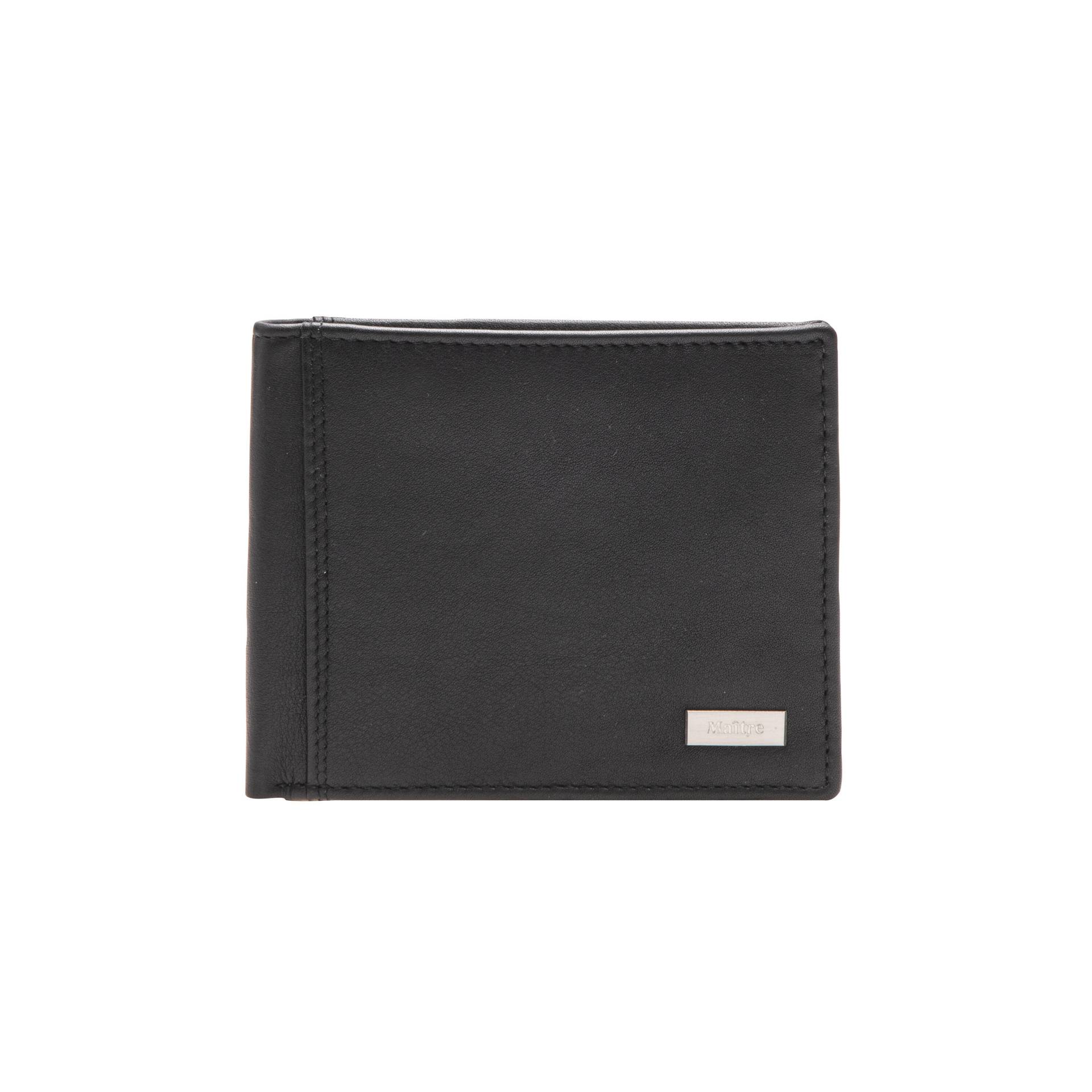 Maître small leather goods - Fusto Gilbrecht Billfold H4 black - Gr. - M von Maître small leather goods