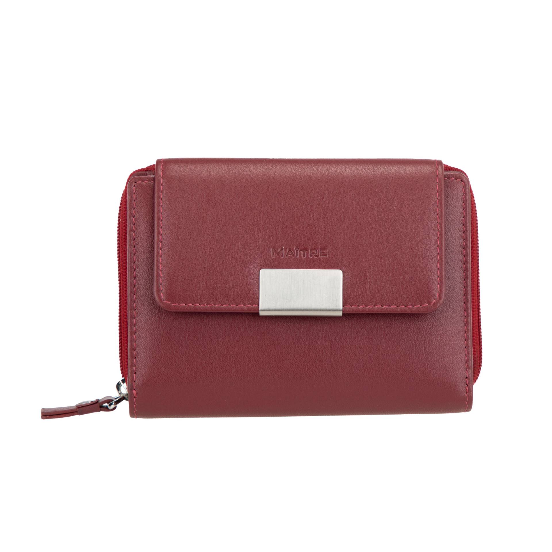 Maître small leather goods - Helena Diethilde Purse V15Fz red - Gr. - M von Maître small leather goods