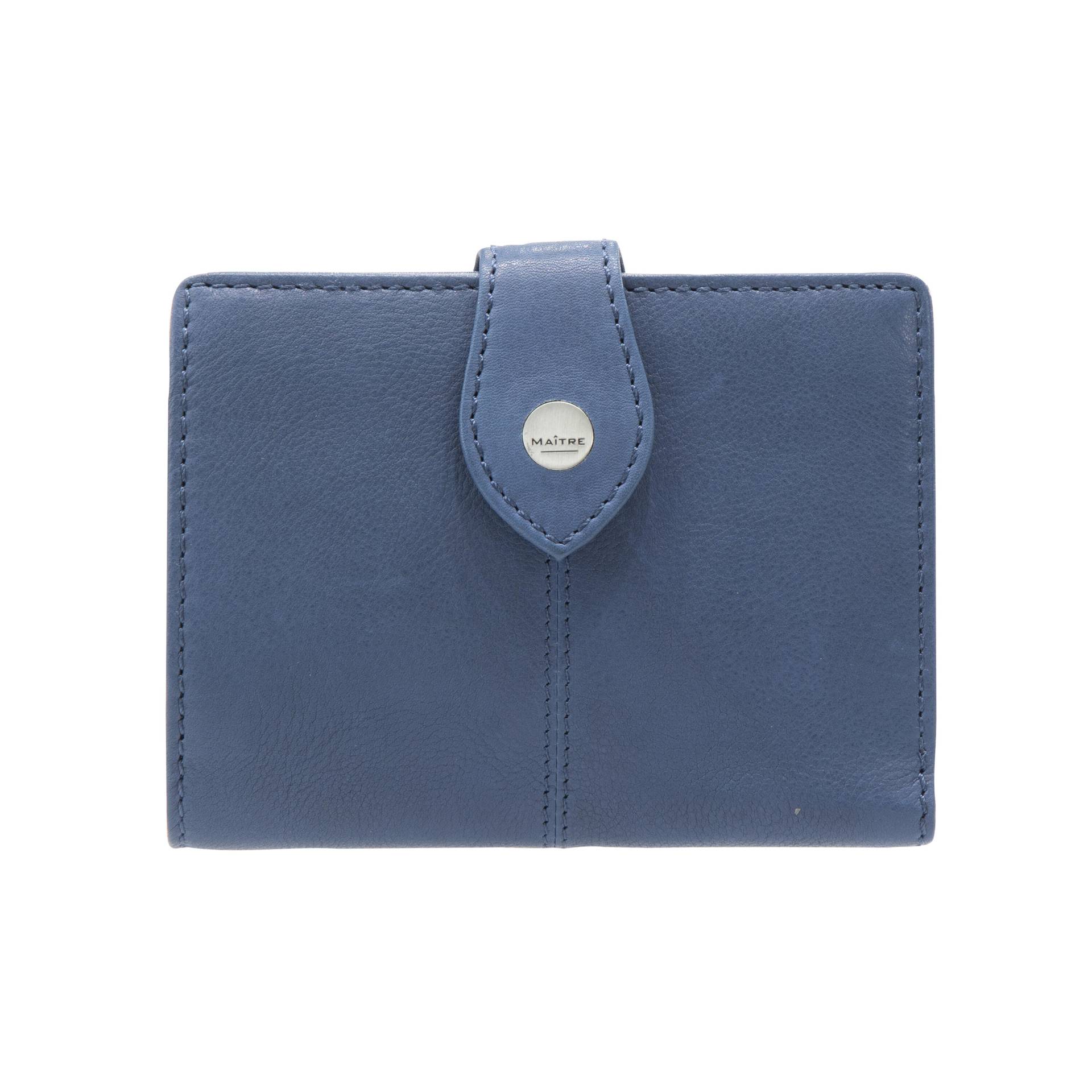 Maître small leather goods - Lemberg Dawina Purse Mv9F midblue - Gr. - M von Maître small leather goods