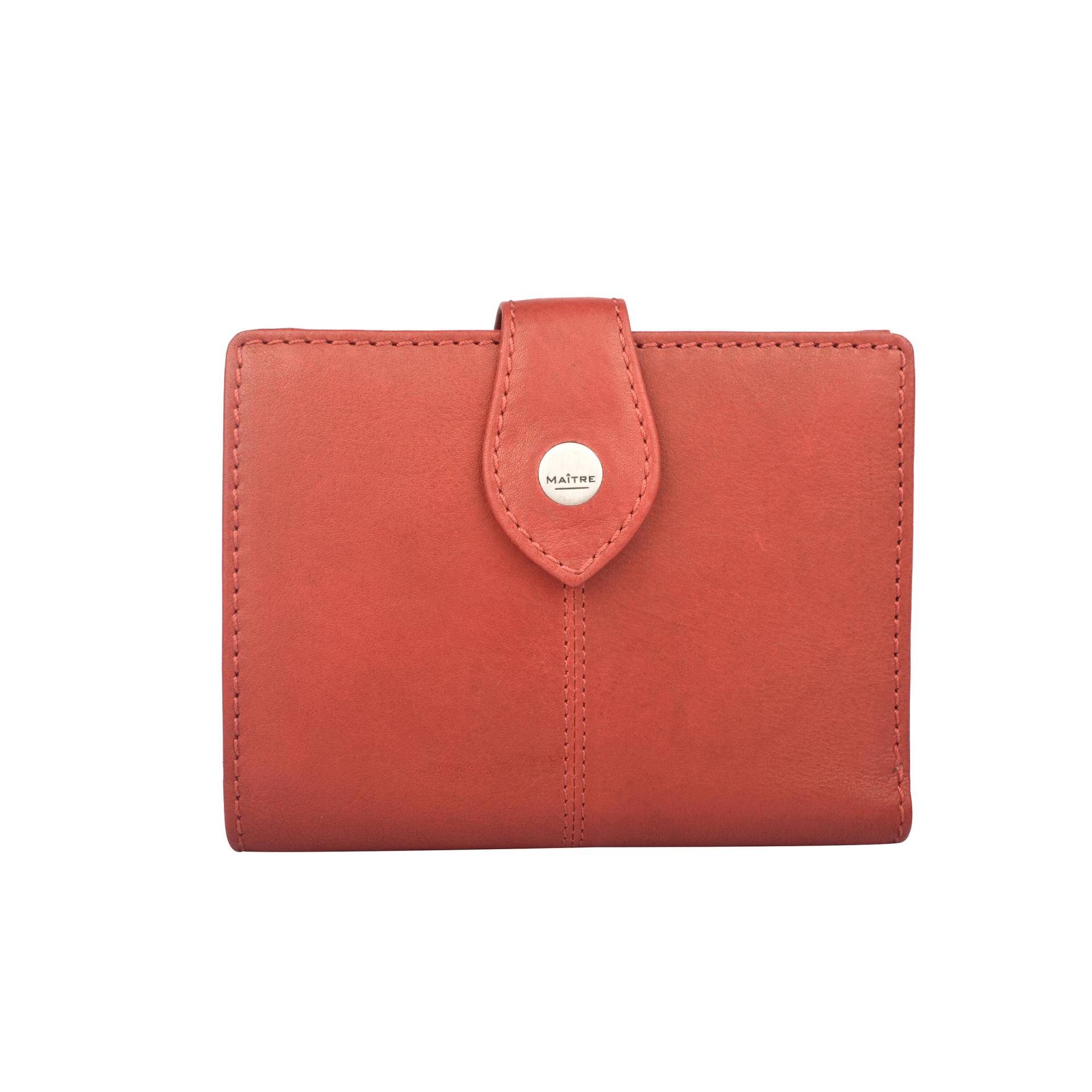 Maître small leather goods - Lemberg Dawina Purse Mv9F red - Gr. - M von Maître small leather goods