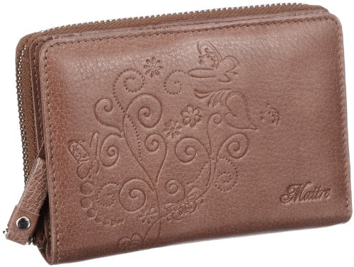 Maitre Damenbörse 06/43/58441-10 Unisex - Erwachsene Portemonnaies, Blau (braun 10), 9,5x13,5 cm (B x H x T) von Maitre