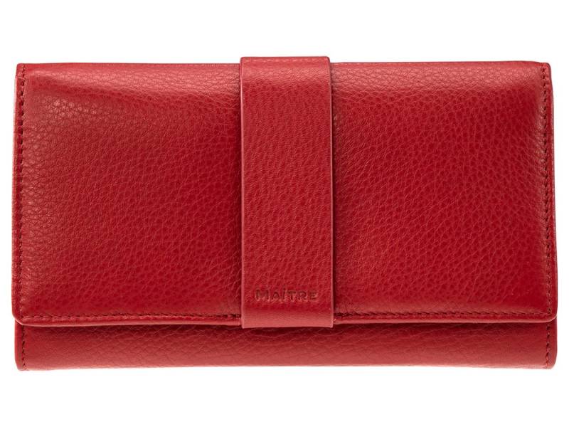 Maître Geldbörse Kirschroth Diedburg Purse Lh14Fz Portmonnaie 4060001411 Leader Wallet (Stück, 1-tlg., 1), Kirschroth Diethilde von Maître