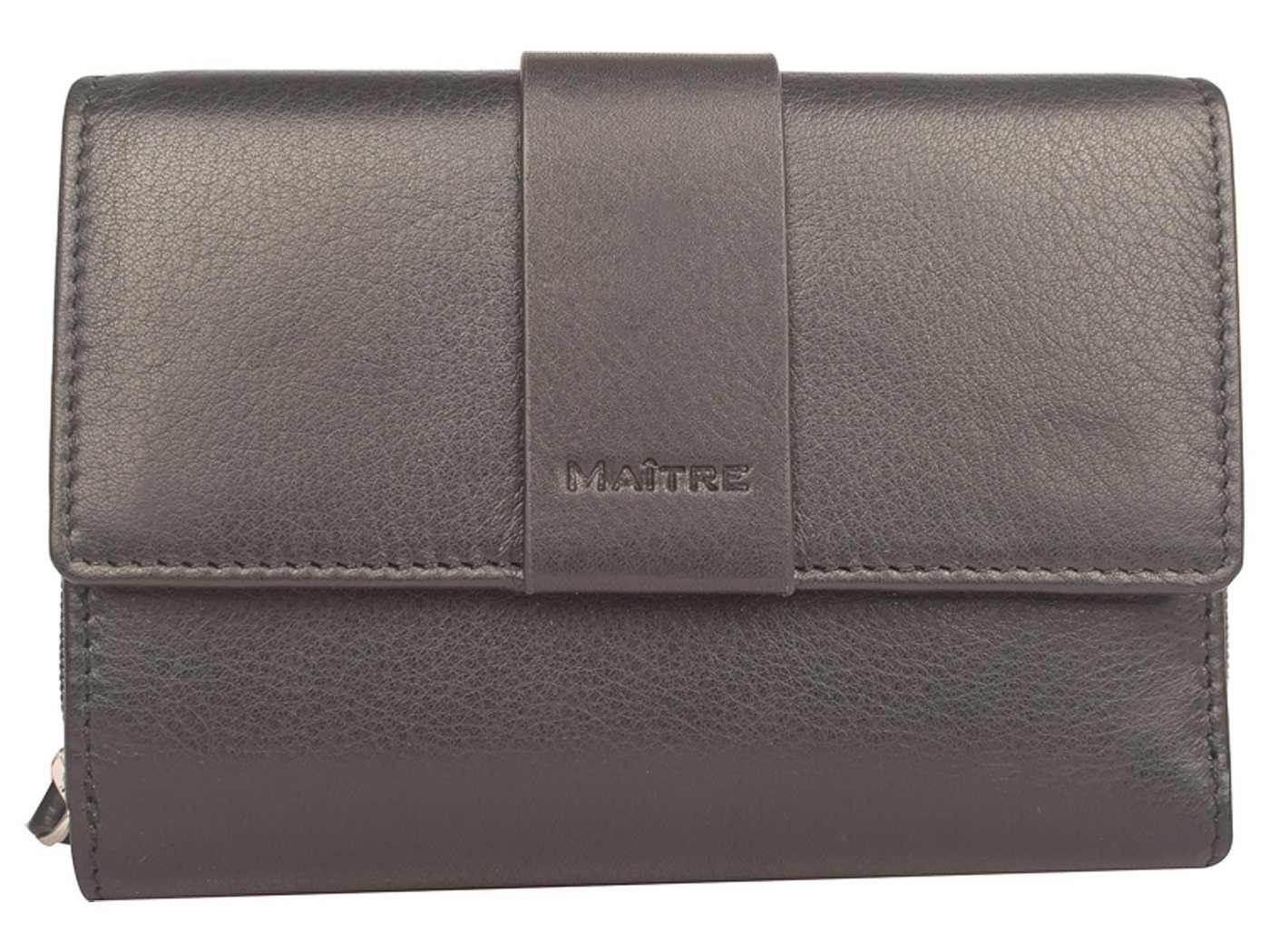 Maître Geldbörse Kirschroth Diethilde Purse Mh12Fz 4060001412 Portmonnaie Leather Walle (Stück, 1-tlg., 1), Kirschroth Diethilde von Maître