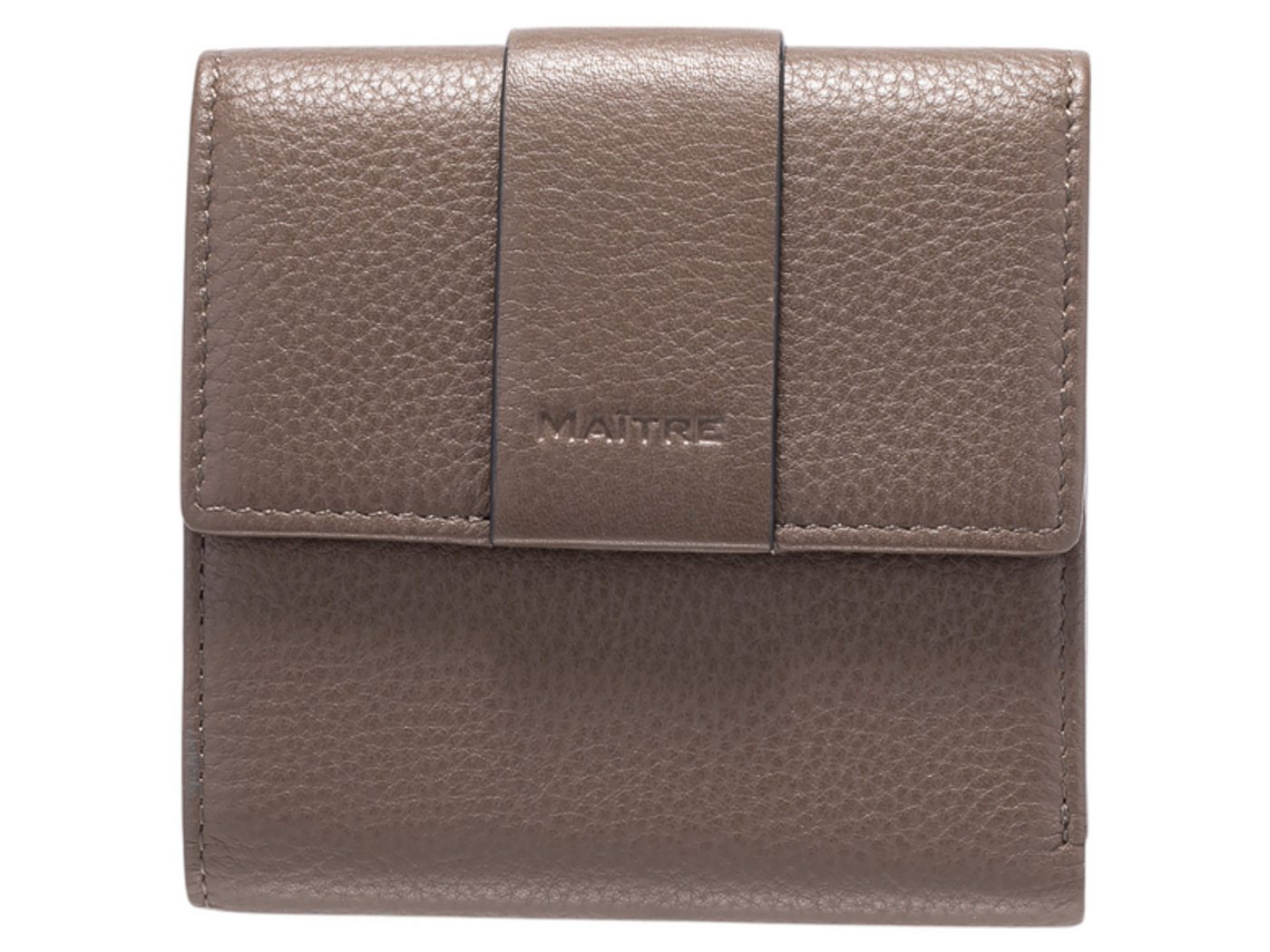 Maître Geldbörse Kirschroth Diethilde Purse Sq5F 4060001413 Portmonnaie Leather Wallet (Stück, 1-tlg., 1), Kirschroth Diethilde von Maître