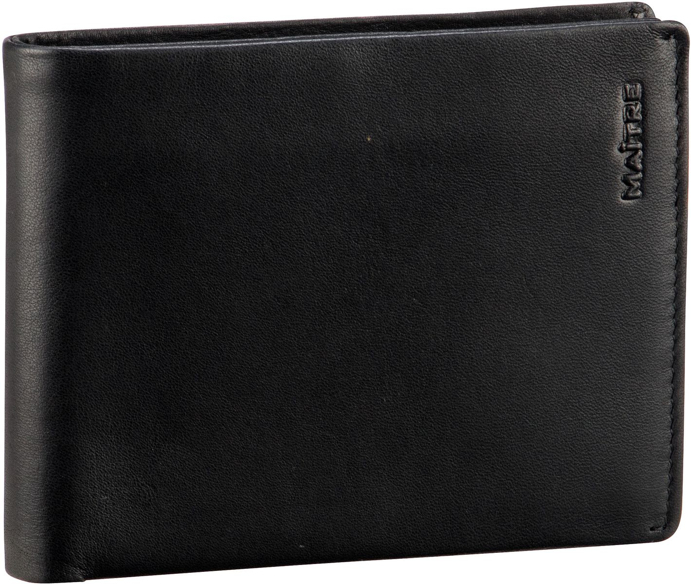 Maître Hundsbach Galbert Billfold H10  in Schwarz (0.3 Liter), Geldbörse von Maître