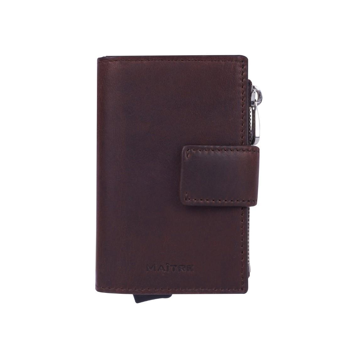Maître - Kreditkartenetui Birkenheim C-Four E-Cage S Darkbrown dark-brown-702 - Gr. - One Size von Maître