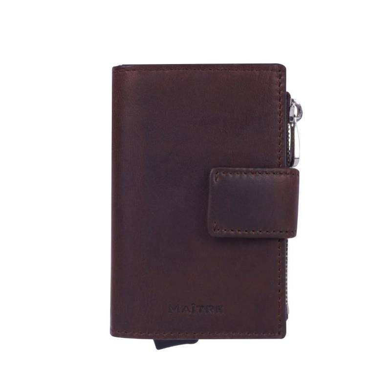Maître - Kreditkartenetui Birkenheim C-Four E-Cage S Darkbrown dark-brown-702 - Gr. - One Size von Maître