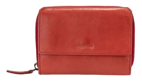 Maitre Leder Geldbörse Forst Dagrete Purse Red dunkelrot von Maitre