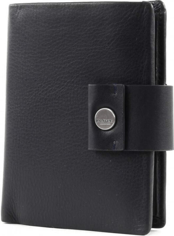 Maître - Maitre Henau Dawina Damenbörse echt Rindleder dark blue Schwarz von Maître