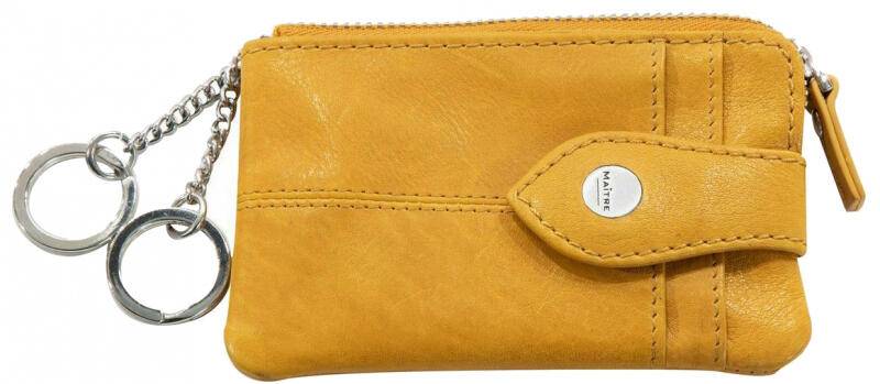 Maître - Maitre Indien Schlüsseltasche echt Leder gelb Gelb von Maître