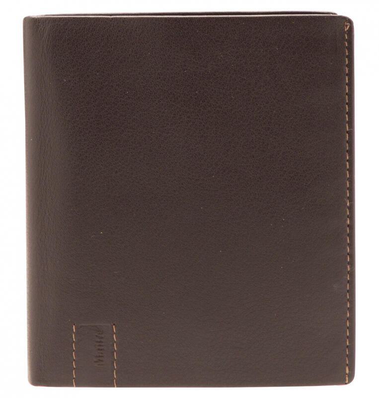Maître - Maitre Smu Geldbörse mit Klappe Hochformat echt Leder dunkelbraun Braun von Maître