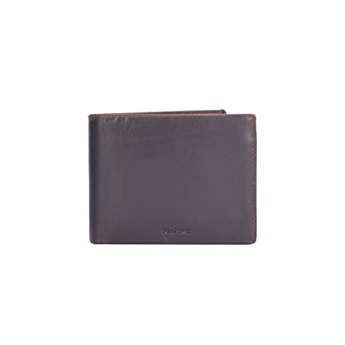 Maitre - birkheim Gandolf Billfold Geldbeutel aus Echtleder, Maße 12x10x1 cm, Dunkelbraun von Maitre