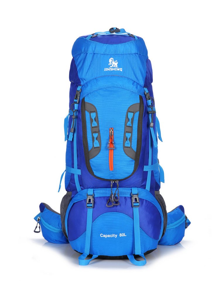 Maity Wanderrucksack 80L MOLLE, Trekkingrucksack,Wasserdicht, Reisetasche (Trageunterstützung aus Aluminiumlegierung), höhenverstellbare Tragesystem atmungsaktive Material von Maity