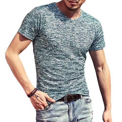 Herren Sommer Tarnung T-Shirts Atmungsaktiv Leicht Komfort Fit T-Shirts Weiche Casual Mode Tops, Dunkelgrün, XL Herren Sommer Tarnung T-Shirts Atmungsaktiv Leicht Komfort Fit T-Shirts Weiche Casual Mode Tops, Dunkelgrün, XL von Maiyifu-GJ