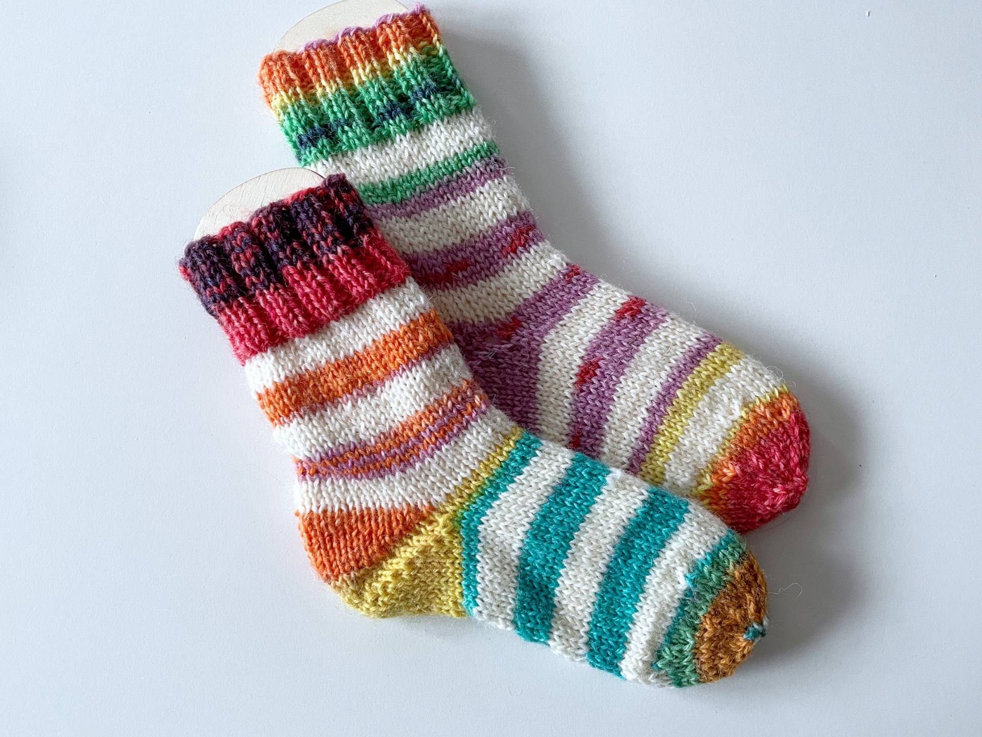 Wollsocken Für Kinder, Gr. 18/19, Handgestrickt Wollsocken Für Kinder, Gr. 18/19, Handgestrickt von MajaMalaris