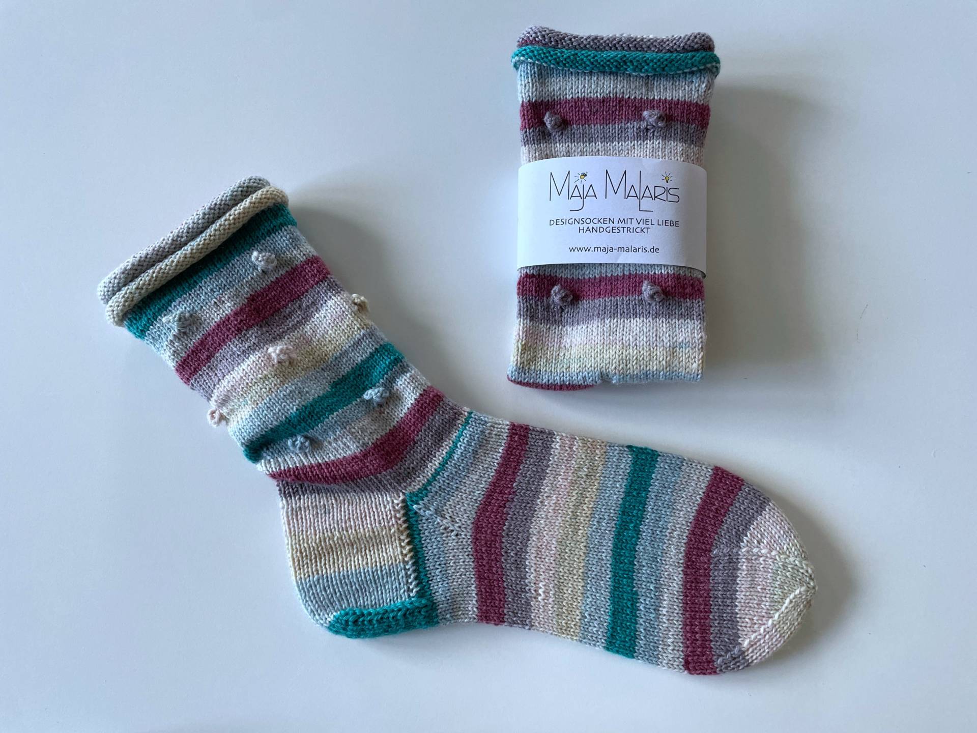 Wollsocken Gr. 37/38, Handgestrickt Wollsocken Gr. 37/38, Handgestrickt von MajaMalaris
