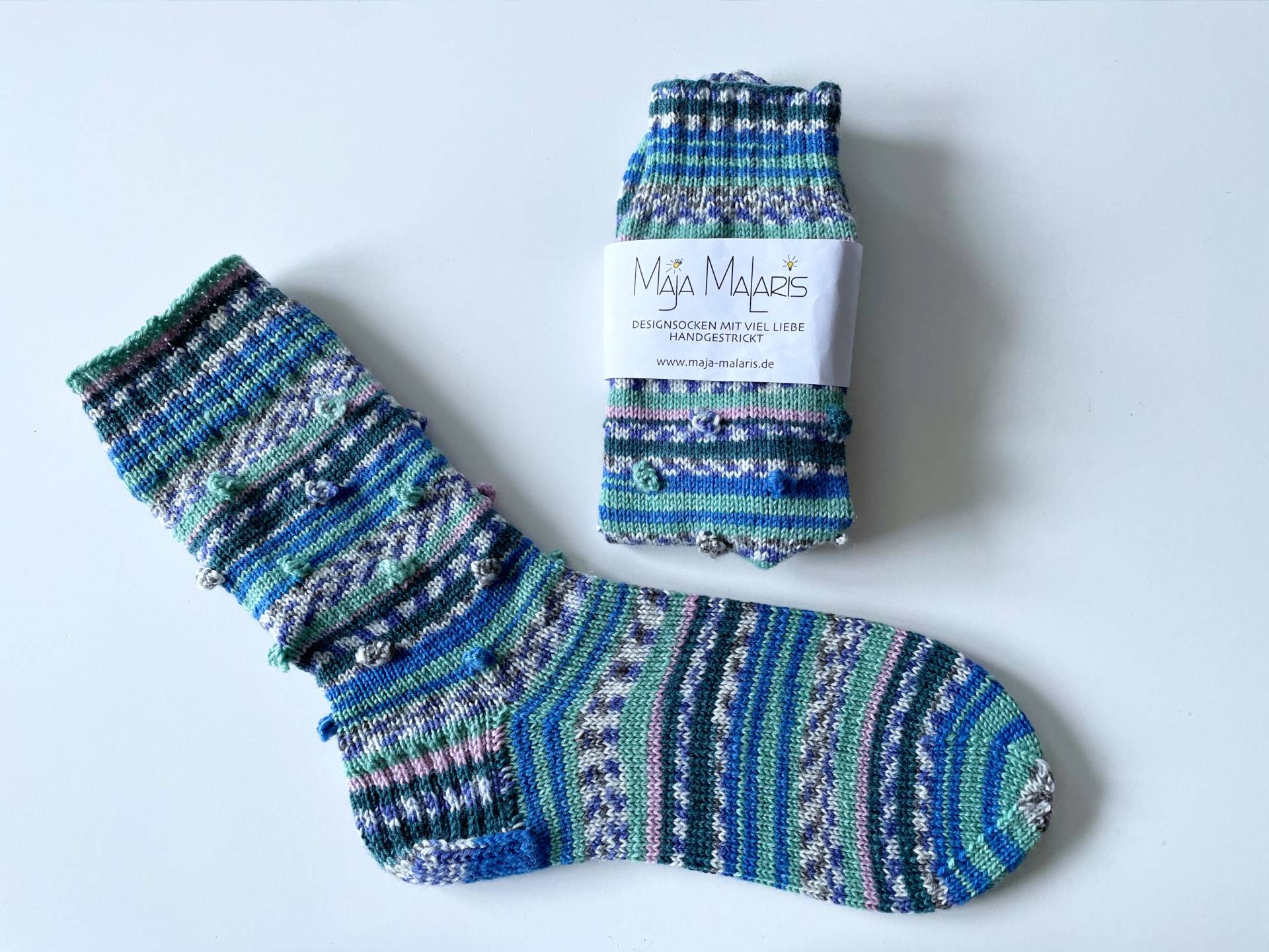 Wollsocken Gr. 38/39, Handgestrickt Wollsocken Gr. 38/39, Handgestrickt von MajaMalaris